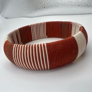 Elegant Red and White Women's Bracelet